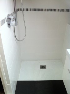 wet room with power shower